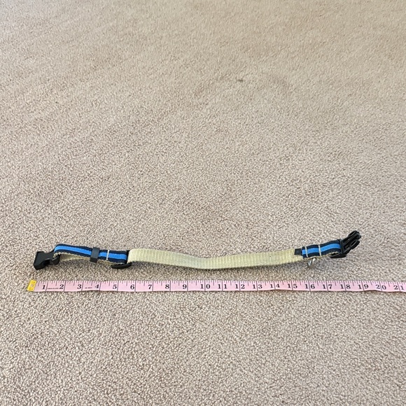 Two-Tone Blue Adjustable Dog Collar - Picture 3 of 6